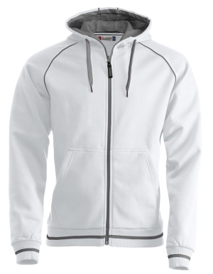 1/2 PREIS: Clique Mens Hoodiejacke GERRY (Weiss/L)
