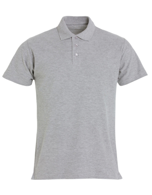 1/2 PREIS: Clique Mens Poloshirt BASIC (Graumeliert/L)