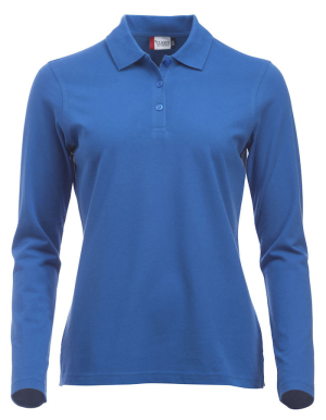 1/2 PREIS: Clique Ladies Langarm-Poloshirt CLASSIC MARION (Royal Blau/L)
