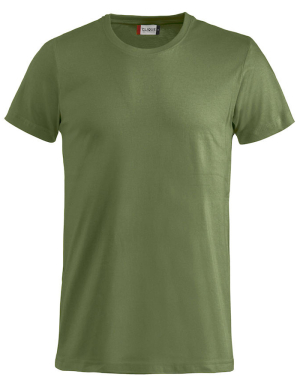 1/2 PREIS: Clique Mens T-Shirt BASIC (Moosgrün / L)