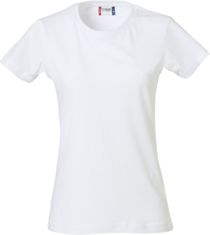 1/2 PREIS: CLIQUE Ladies T-Shirt BASIC (Weiss/S)