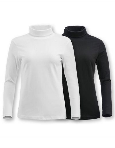 Clique Ladies Langarm-Rollkragenshirt EZEL (S - XXL)