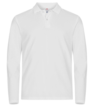Clique Mens LS Poloshirt STRETCH PREMIUM (3XL)
