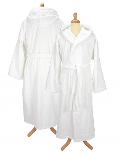 ARTG Bademantel mit Kapuze (White)