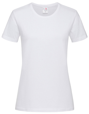 1/2 PREIS: STEDMAN Ladies T-Shirt COMFORT 185 (White/L)