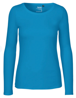 1/2 PREIS: NEUTRAL® Ladies Langarmshirt (Sapphire / L)