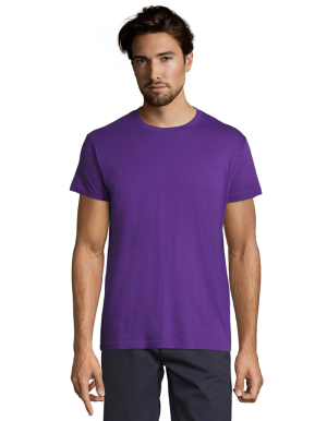 1/2 PREIS: SOLS Mens T-Shirt REGENT 150 (Dark Purple / XS)