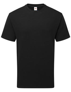 1/2 PREIS: Fruit of the Loom Mens T-Shirt PURE COTTON (Black/XL)