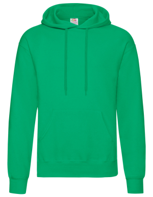 1/2 PREIS: Fruit of the Loom Mens Hoodie CLASSIC. (Kelly Green / XXL)
