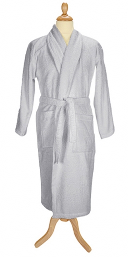 ARTG Bademantel mit Schalkragen (Light Grey)