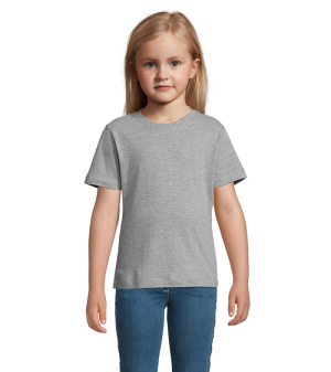 1/2 PREIS: SOLS Kids T-Shirt REGENT 150 (Grey Meange / 10 J. (130-140)