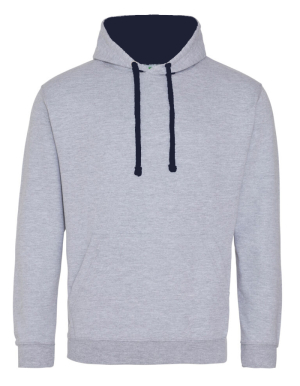 Just Hoods Unisex Hoodie VARSITY. (4XL)