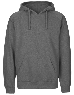 1/2 PREIS: NEUTRAL® Mens Hoodie (Dark Heather / L)