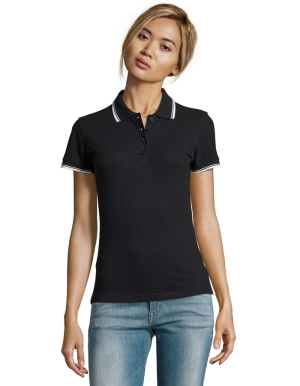 SOLS Ladies Kontrast-Poloshirt PRACTICE (S - XXL)