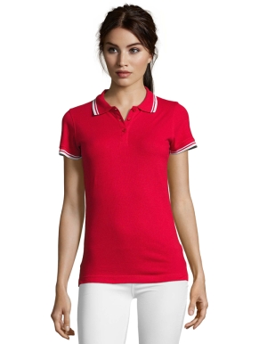 SOLS Ladies Kontrast-Poloshirt PASADENA (S - XXL)