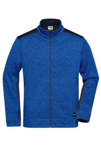 JAMES&NICHOLSON Mens Strickfleece Jacke WORKWEAR (6XL)