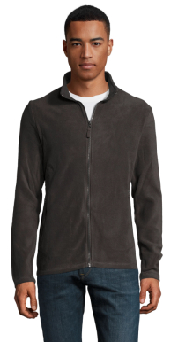 1/2 PREIS: SOLS Mens Fleece Jacke NORMAN (Charcoal / 5XL)
