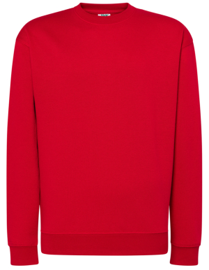 1/2 PREIS: JHK Unisex Sweatshirt CREWNECK (Red / L)