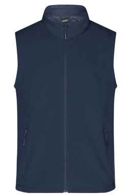 1/2 PREIS: JAMES&NICHOLSON Mens Softshell Weste (Navy/XL)