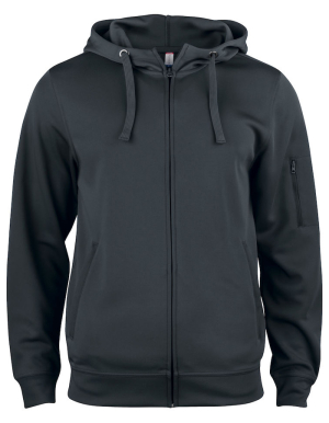 1/2 PREIS: CLIQUE Mens Hoodiejacke BASIC ACTIVE (Schwarz/3XL)