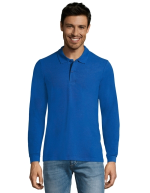 SOLS Mens Langarm-Poloshirt PERFECT (3XL)