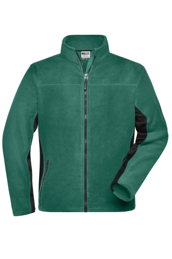 JAMES&NICHOLSON Mens Workwear Fleece Jacke STRONG (4XL)