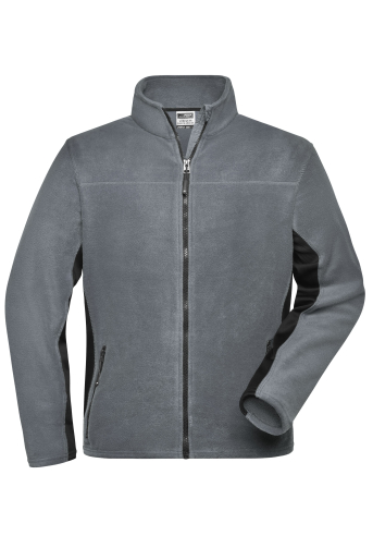 JAMES&NICHOLSON Mens Workwear Fleece Jacke STRONG (5XL)