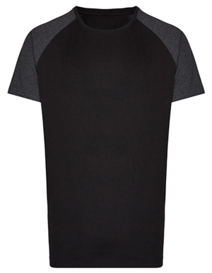 1/2 PREIS: My Mate Mens T-Shirt LONG (Black-Heather Black/XL)