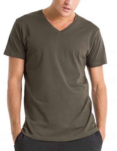 B&C Mens V-Neck T-Shirt INSPIRE (3XL)