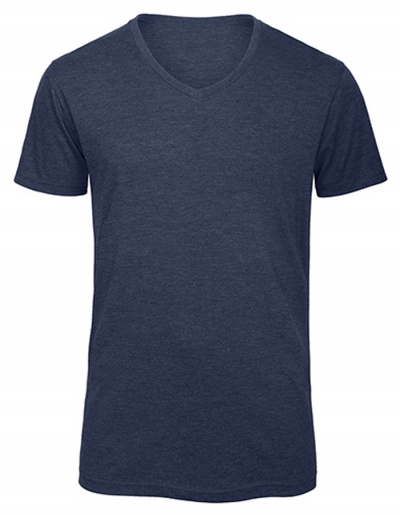 Preview: B&C Mens V-Neck T-Shirt TRIBLEND (3XL)
