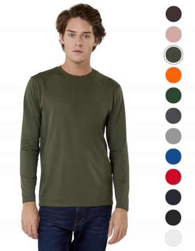B&C Mens Langarmshirt #E150 (S - 3XL)
