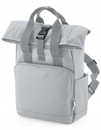 BagBase Recycelter Mini-Rolltop-Rucksack mit zwei Griffen BG118S