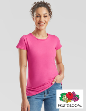 Fruit of the Loom Ladies T-Shirt ICONIC. (XS - XXL)
