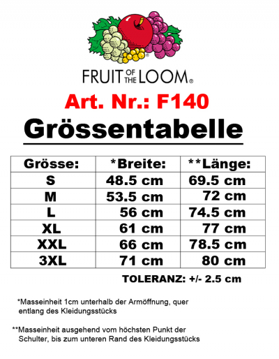 Preview: AKTION: Fruit of the Loom STAFF T-Shirt (Neighbor)