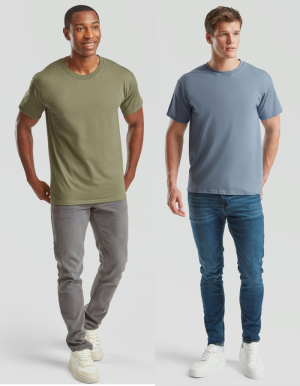 Fruit of the Loom Mens T-Shirt ICONIC 195 (S - 3XL)