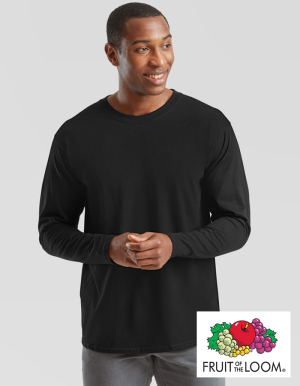 Fruit of the Loom Mens Langarmshirt ICONIC 195 PREMIUM (S - 3XL)
