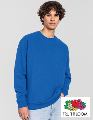Fruit of the Loom Mens Sweatshirt ICONIC PREMIUM (Set-in-Sweat) (S - 3XL)