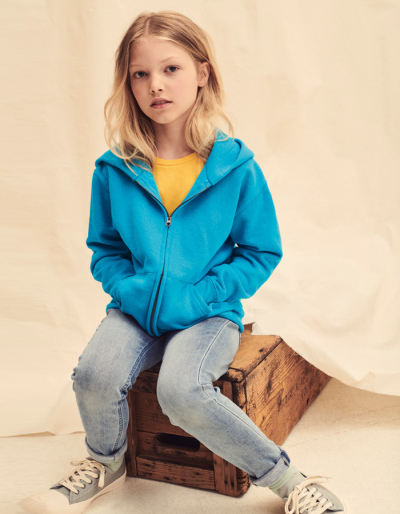 Fruit of the Loom Kids Hoodiejacke CLASSIC (116 - 164)