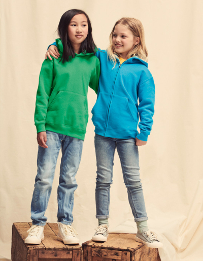 Preview: Fruit of the Loom Kids Hoodiejacke CLASSIC (116 - 164)