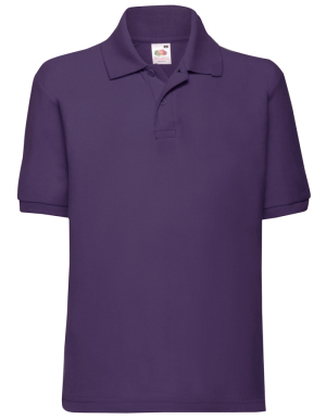 1/2 PREIS: Fruit of the Loom Mens Poloshirt PIQUE. 65/35 (Purple/XXL)
