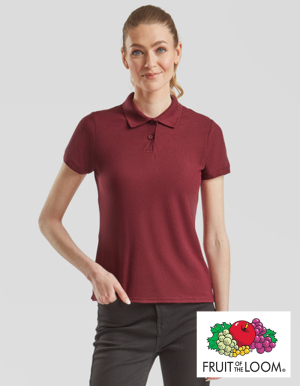 Fruit of the Loom Ladies Poloshirt 65/35 (XS - XXL)