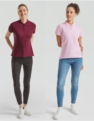 Fruit of the Loom Ladies Poloshirt PREMIUM (XS - XXL)