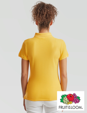 Preview: Fruit of the Loom Ladies Poloshirt PREMIUM (XS - XXL)