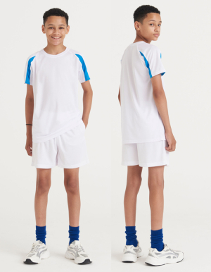 JUST COOL Kids Sportshirt CONTRAST (3-13 Jahre)