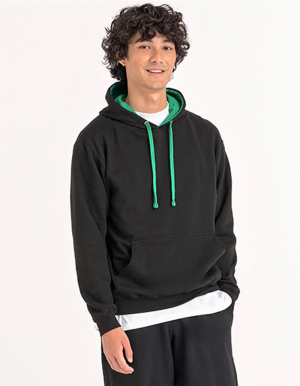 Just Hoods Mens Hoodie VARSITY. (S - XXL)