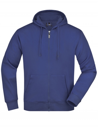 Preview: JAMES&NICHOLSON Mens Hoodiejacke (S - 3XL)