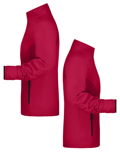 Preview: JAMES&NICHOLSON Ladies Promo Softshell Jacke (S - XXL)