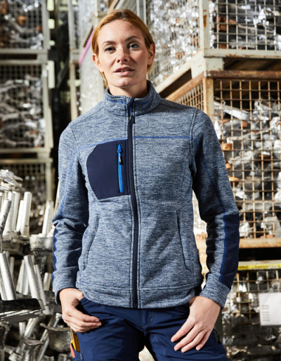 JAMES&NICHOLSON Ladies Fleece Jacke STRUCTURE (XS - 4XL)