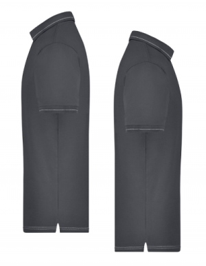 Preview: JAMES&NICHOLSON Mens Kontrast-Poloshirt ELASTIC (S - 3XL)