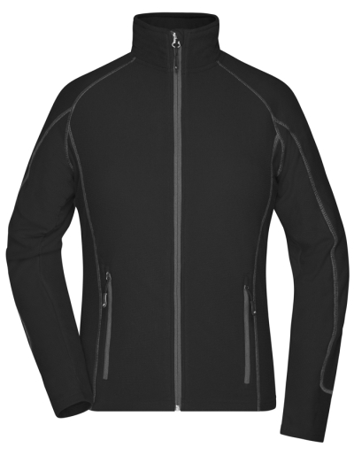 Preview: JAMES&NICHOLSON Ladies Fleece Jacke STRUCTURE (S - XXL)
